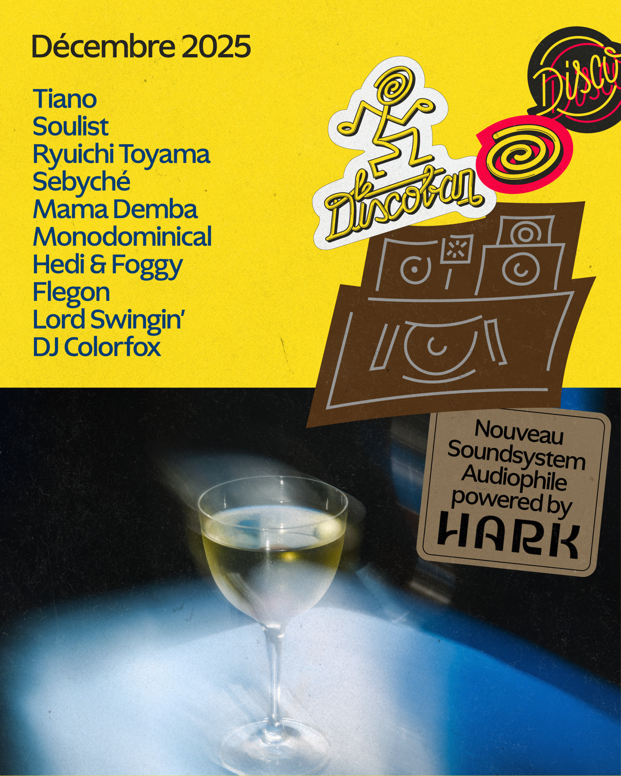 Programmation du mois – Le Discobar